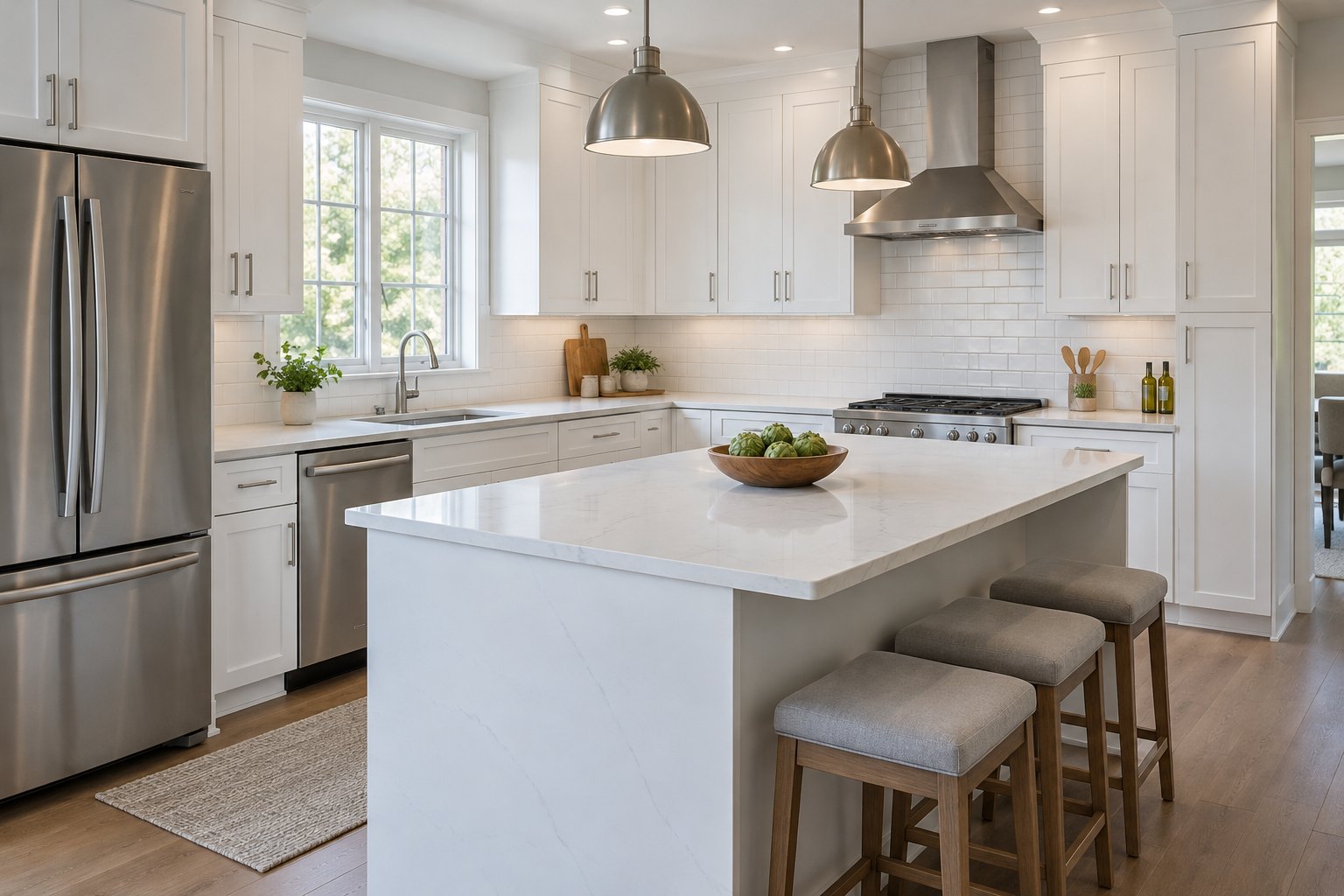 An updated Hawaii kitchen, illustrative